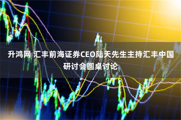 升鸿网 汇丰前海证券CEO陆天先生主持汇丰中国研讨会圆桌讨论