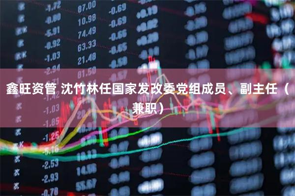 鑫旺资管 沈竹林任国家发改委党组成员、副主任（兼职）