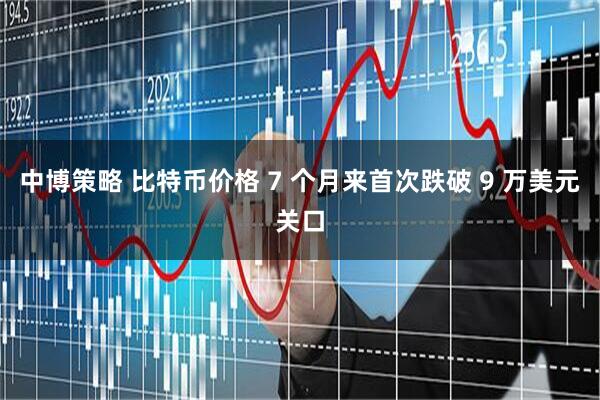 中博策略 比特币价格 7 个月来首次跌破 9 万美元关口